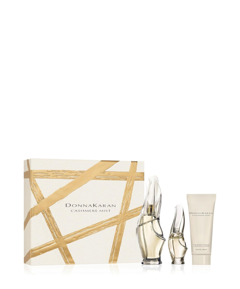 Donna Karan Cashmere Mist Eau de Parfum 3.4oz + Body Lotion 3.4oz + Eau de Parfum 0.5oz Gift Set For Women