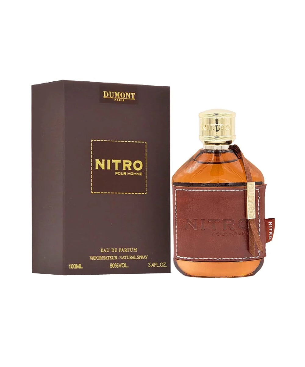 Dumont Nitro Pour Homme Eau de Parfum 3.4oz For Men