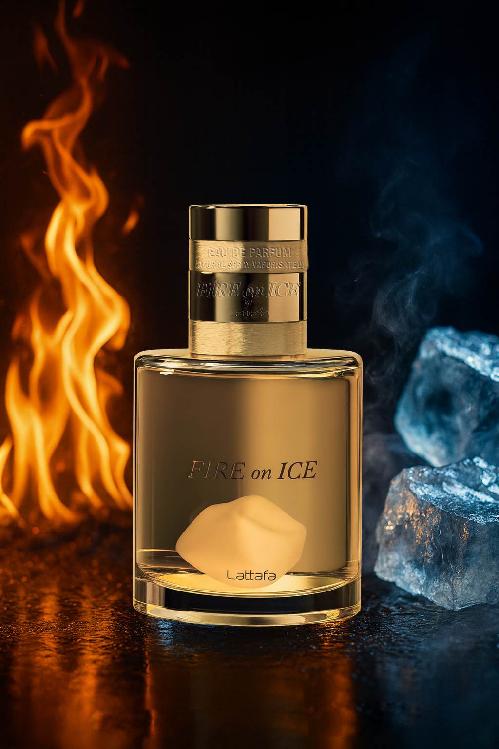 Lattafa Fire On Ice Eau de Parfum 3.7oz Unisex