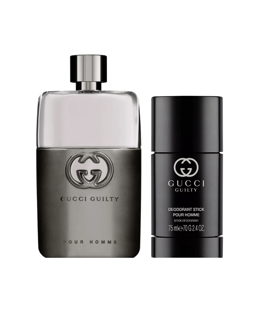 Gucci Guilty Pour Homme Men 3.4oz + Deodorant 2.4oz 2pcs Gift Set