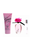 Guess Girl Eau de Toilette 3.4oz + Eau de Toilette 0.5oz + Body Lotion 6.7oz Gift Set For Women