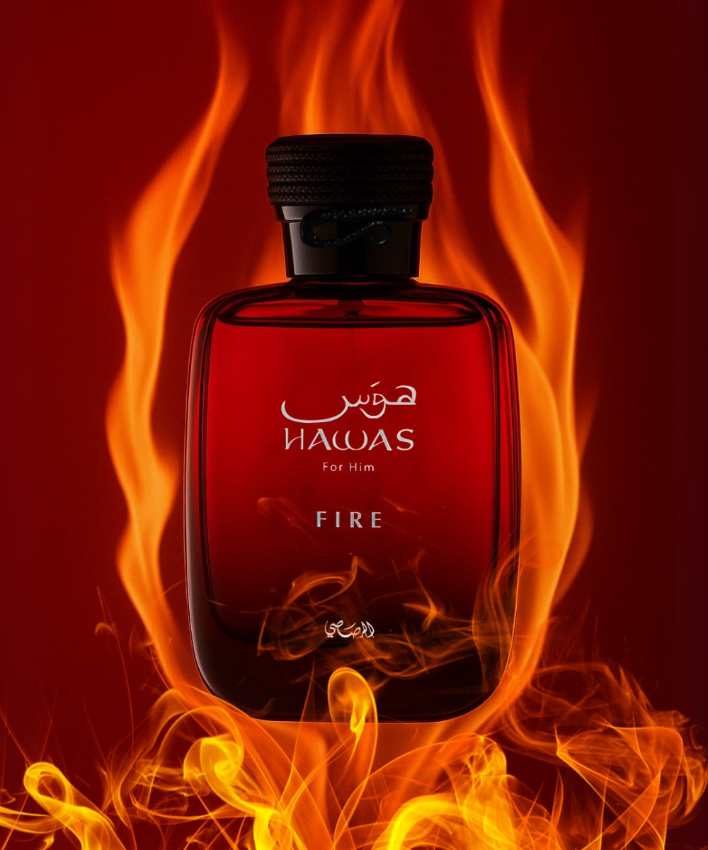 Rasasi Hawas Fire Eau de Parfum 3.4oz For Men