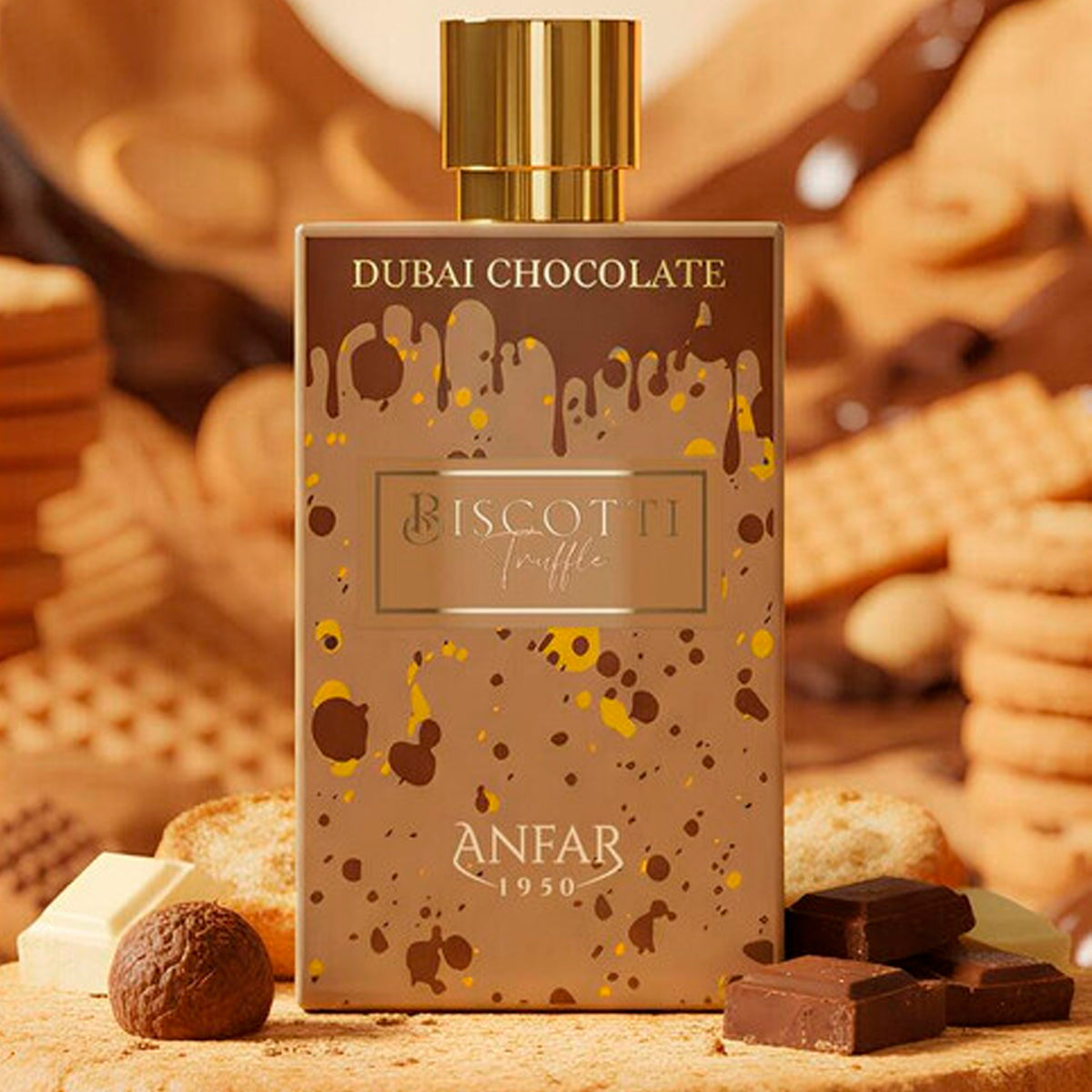 Anfar Biscotti Truffle Dubai Chocolate Extrait de Parfum 2.7oz Unisex
