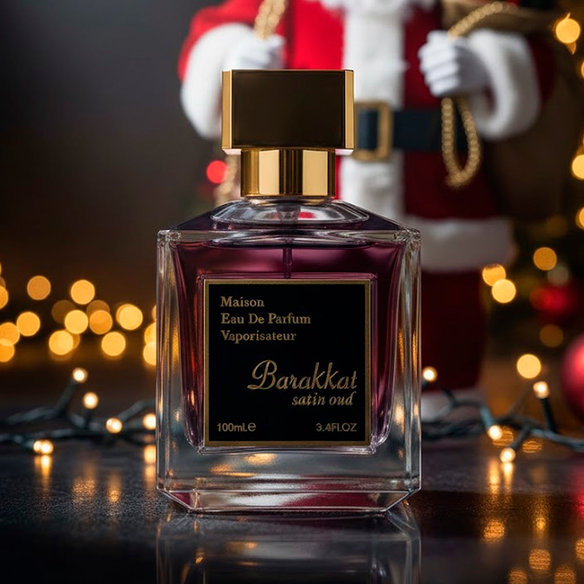 Fragrance World Barakkat Satin Oud Eau de Parfum 3.4oz For Men