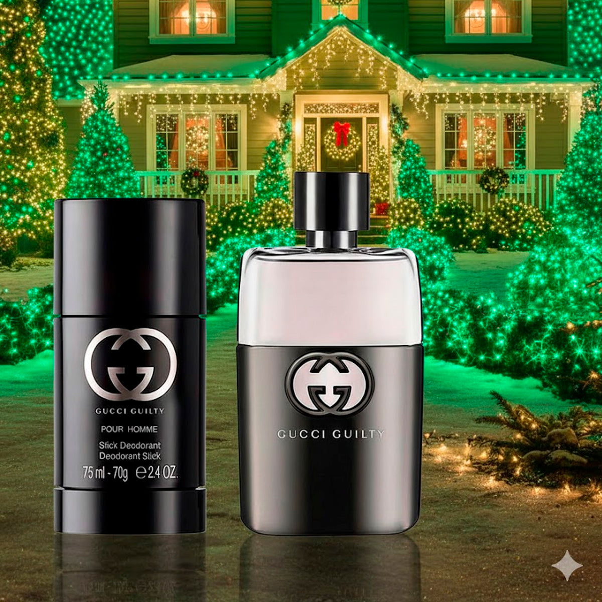 Gucci Guilty Pour Homme Eau de Toilette 3oz + Deodorant Stick 2.4oz Gift Set For Men