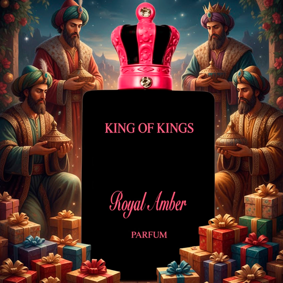 King Of Kings Royal Amber Parfum 3.4oz Unisex