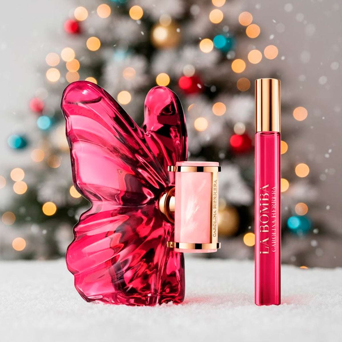 Carolina Herrera La Bomba Eau de Parfum 2.7oz + Eau de Parfum 0.34oz Gift Set For Women