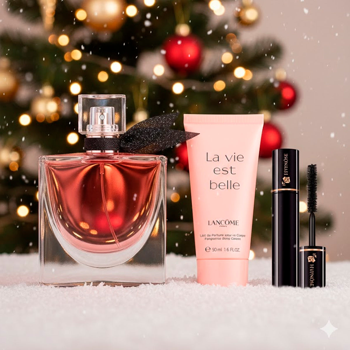 Lancome La Vie Est Belle L'Elixir Eau de Parfum 1.7oz + Body Lotion 1.7oz + HypnÃ´se Mascara 2ml Gift Set  For Women