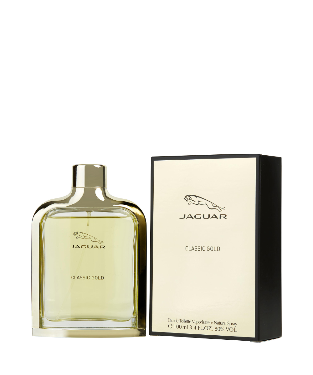 Jaguar Classic Gold Eau de Toilette 3.4oz For Men