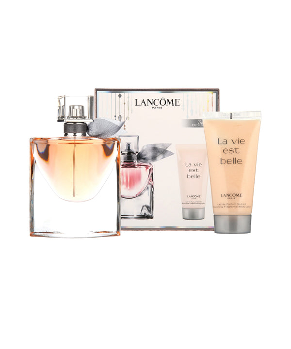 Lancome La Vie Est Belle Women 1.7oz Edp + Body Lotion 1.7oz 2pcs Gift Set