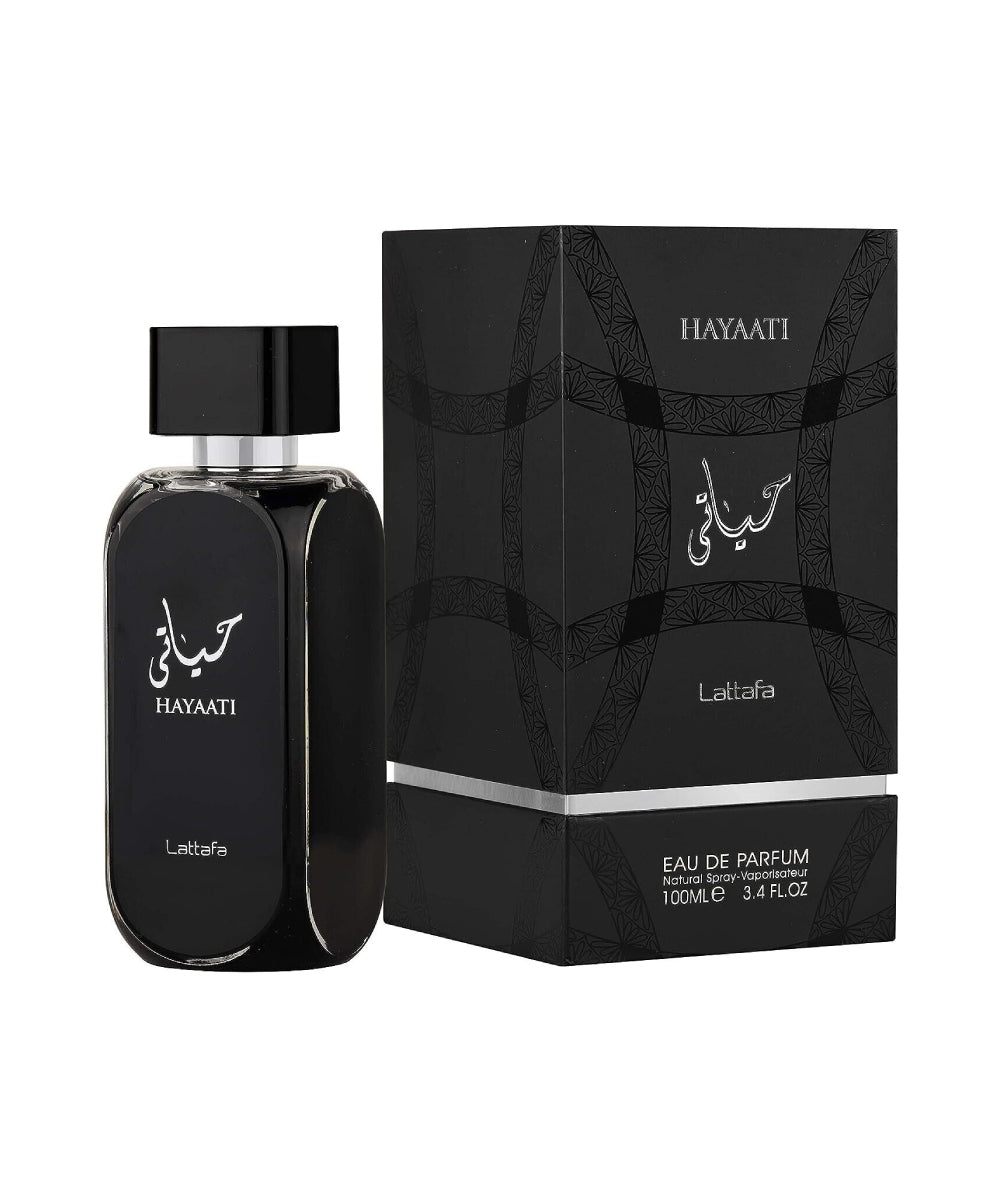 Lattafa Hayati Black Eau de Parfum 3.4oz For Men