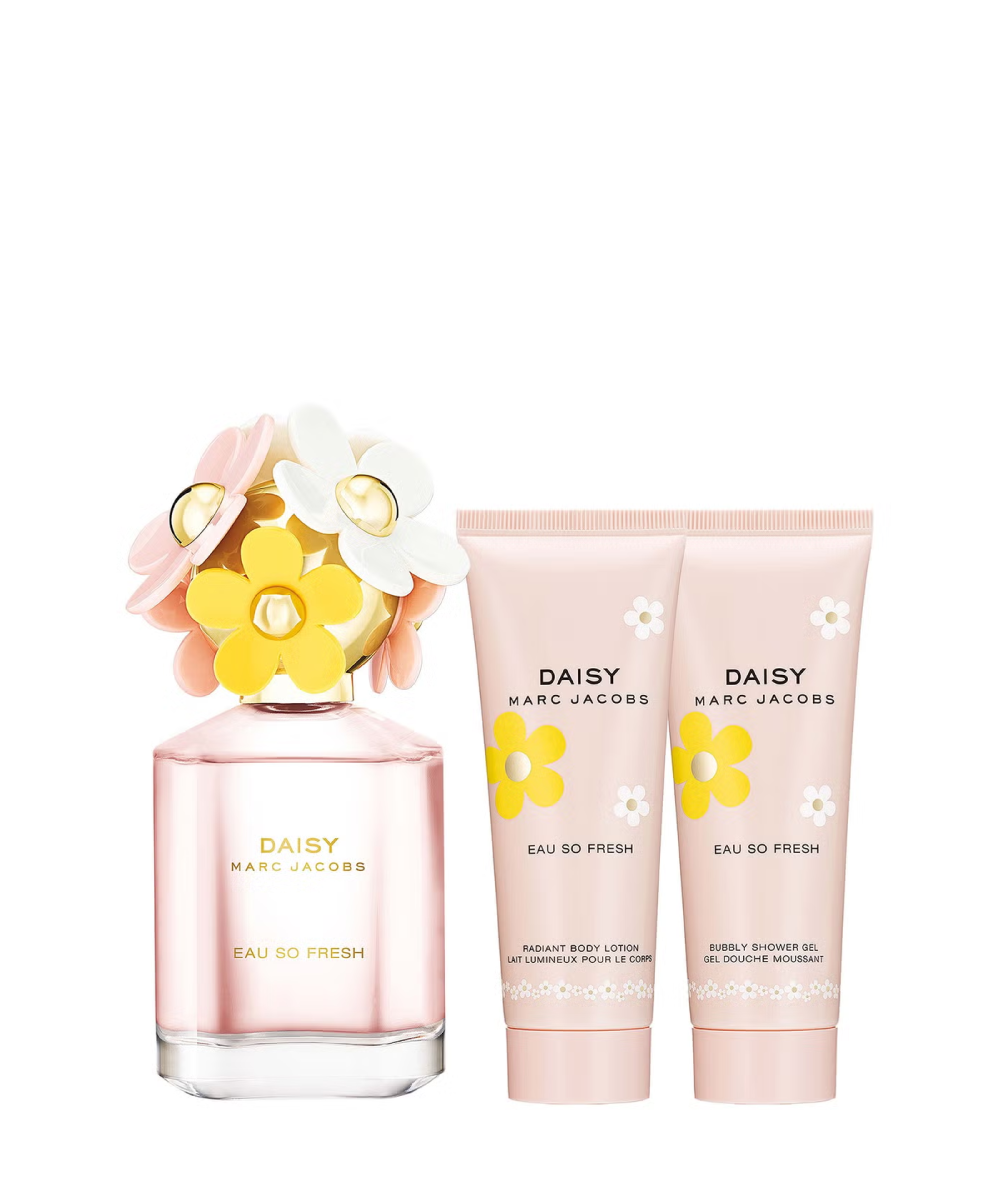 Marc Jacobs Daisy Eau So Fresh Eau de Parfum 2.5oz + Body Lotion 2.5oz + Shower Gel 2.5oz Gift Set For Women