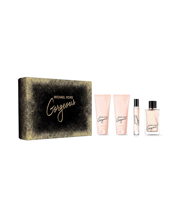 Michael Kors Gorgeous Women 3.4oz Edp + 3 pcs Gift Set