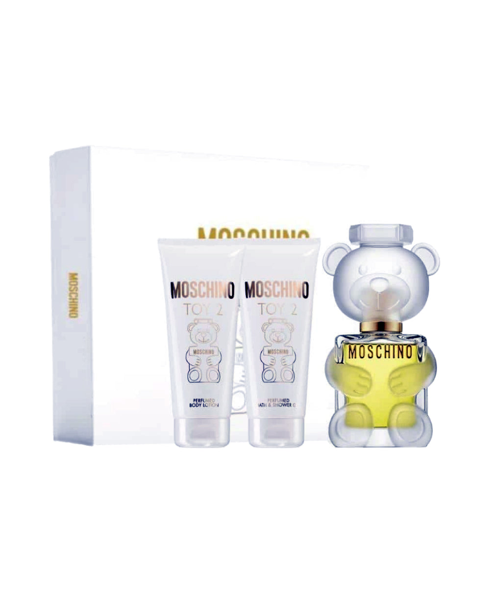 Moschino Toy 2 Women 1.7oz edp + 2 piezas Set de regalo