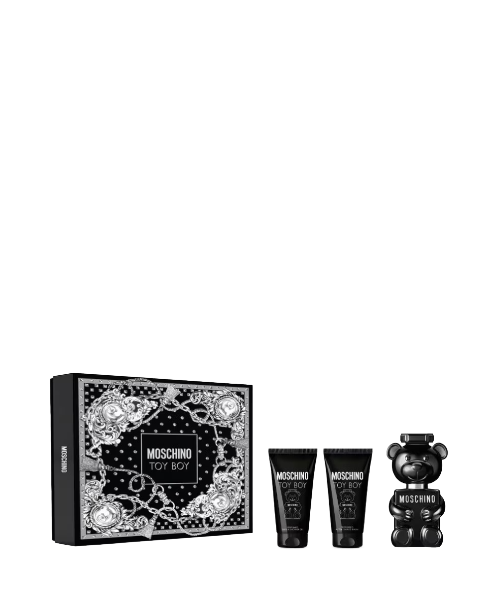 Moschino Toy Boy Eau de Parfum 1.7oz + Body Lotion 1.7oz + Shower Gel 1.7oz Gift Set For Men