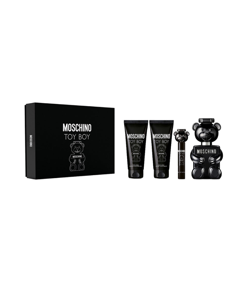 Moschino Toy Boy Men 3.4oz + 3Pcs Gift Set