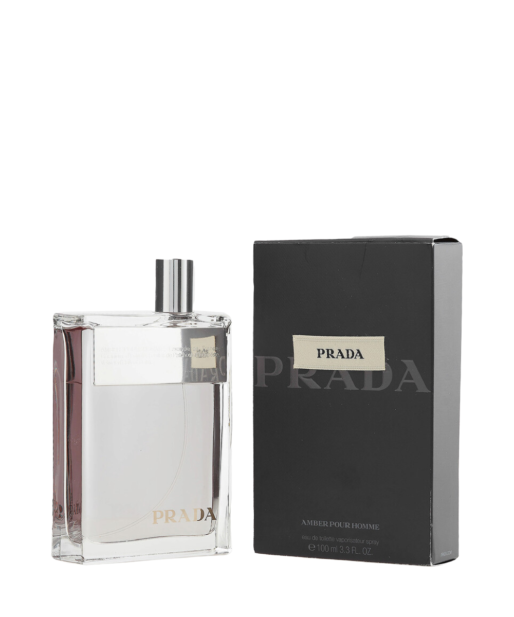 Prada Amber Pour Homme Eau de Toilette 3.4oz For Men