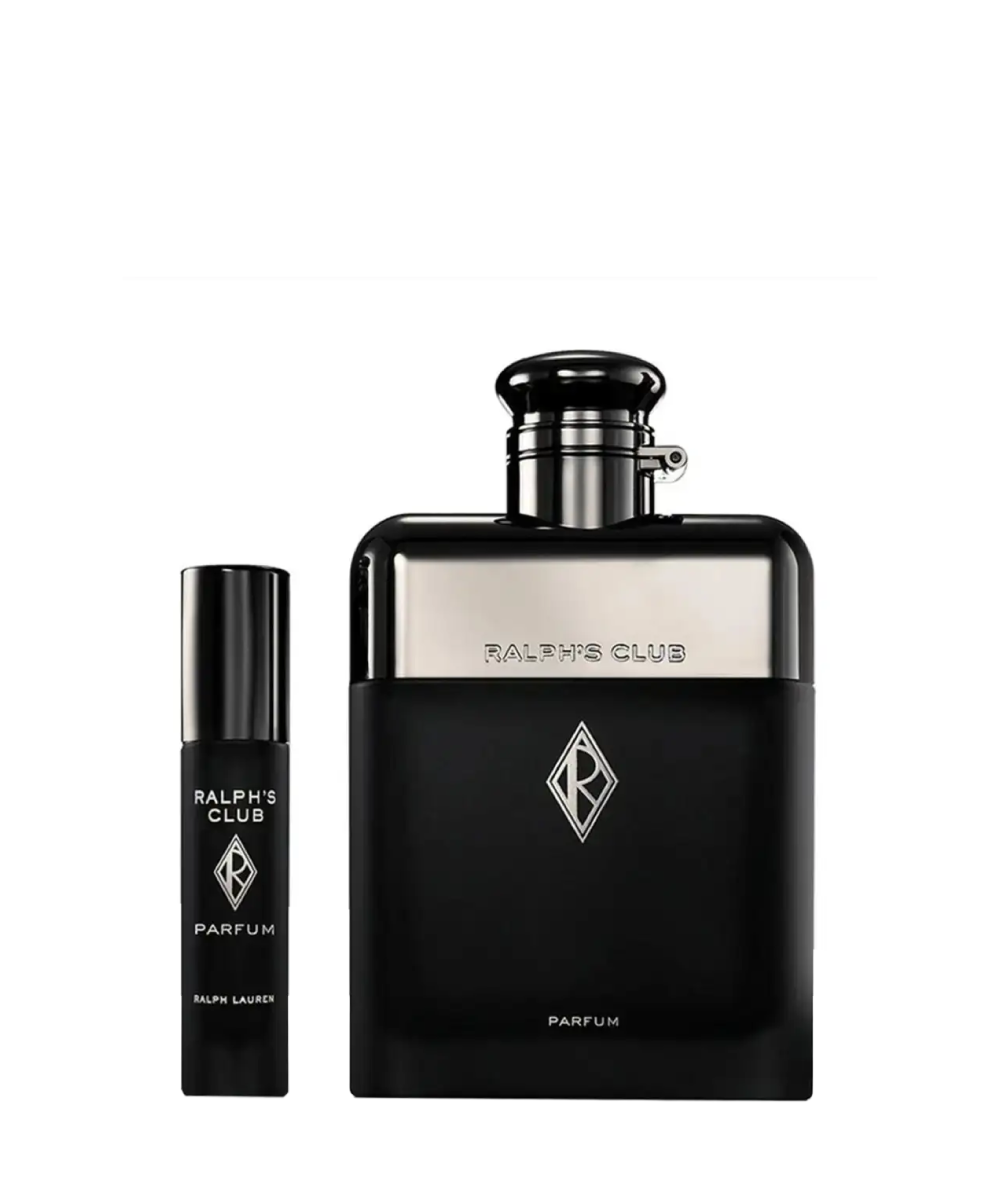 Ralph Lauren Ralph's Club Parfum 3.4oz + Travel Spray 0.34oz Gift Set For Men