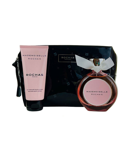 Rochas Mademoiselle Women 3.0oz 3pcs Gift Set