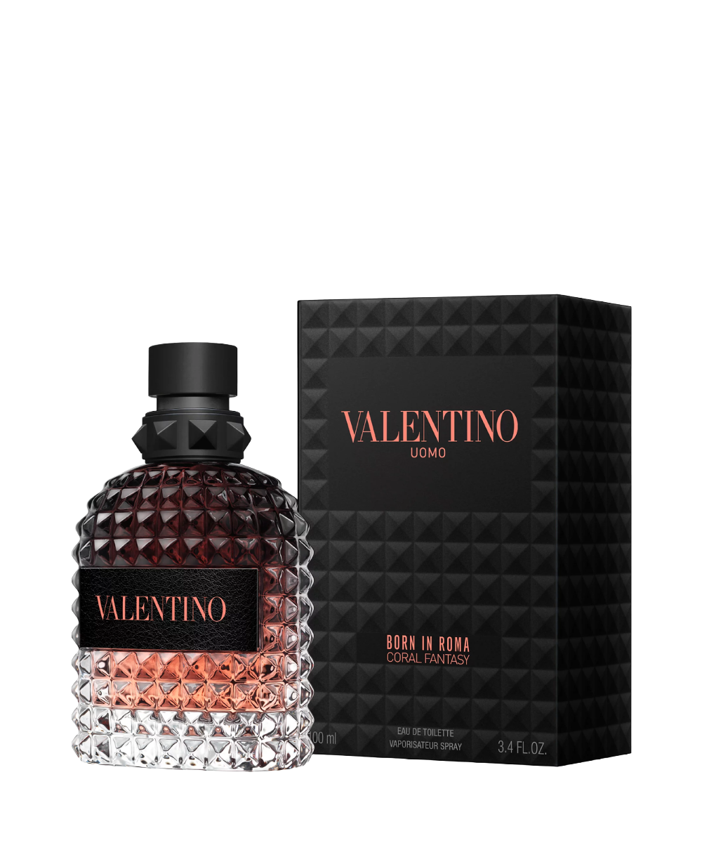Valentino Uomo Born In Roma Coral Fantasy Eau de Toilette 3.4oz For Men