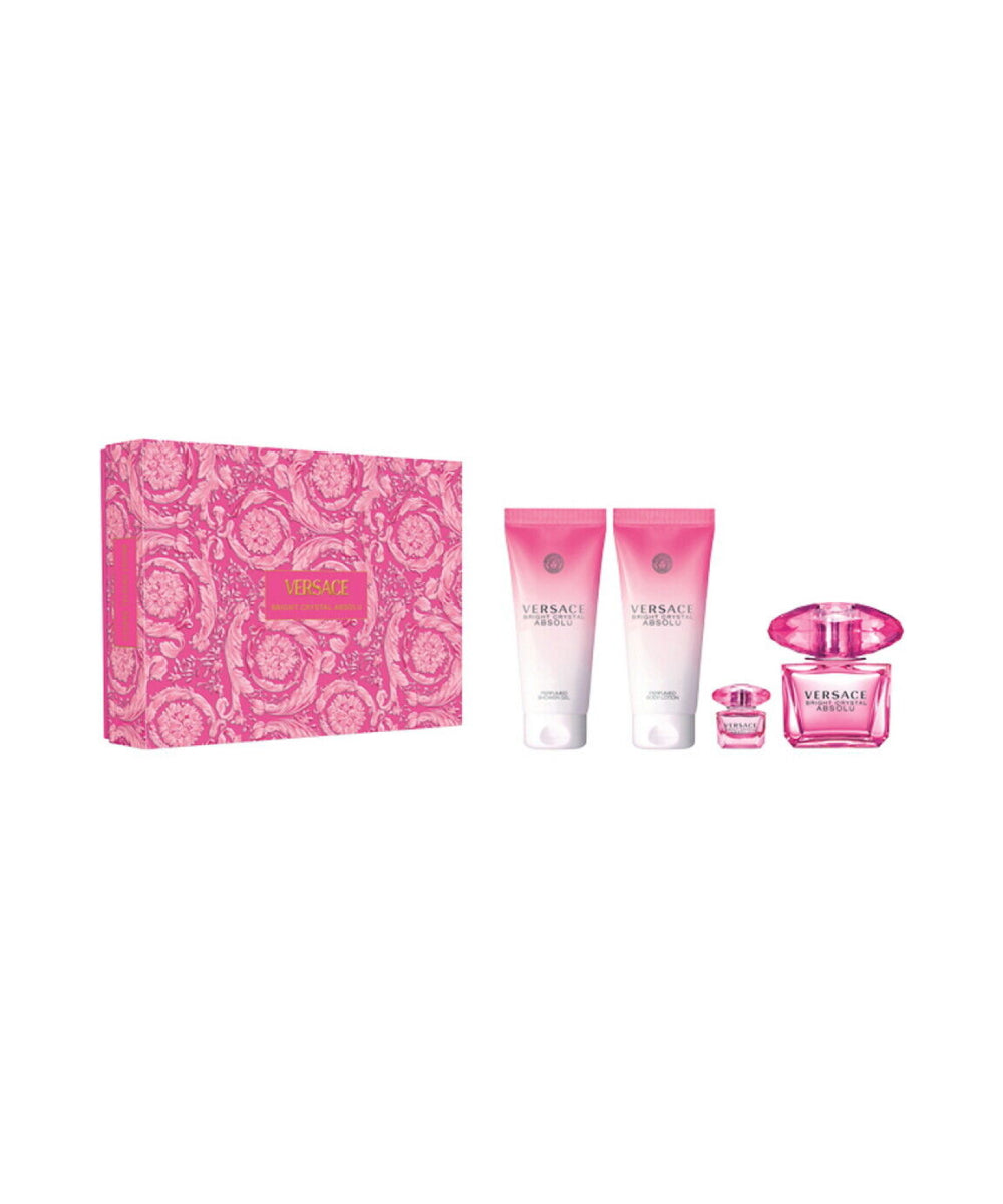 Versace Bright Crystal Absolute Set EDT 3.4+3PCS Set