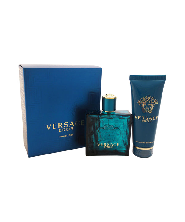 Versace Eros Men 3.4oz edt + 1 juego de viaje