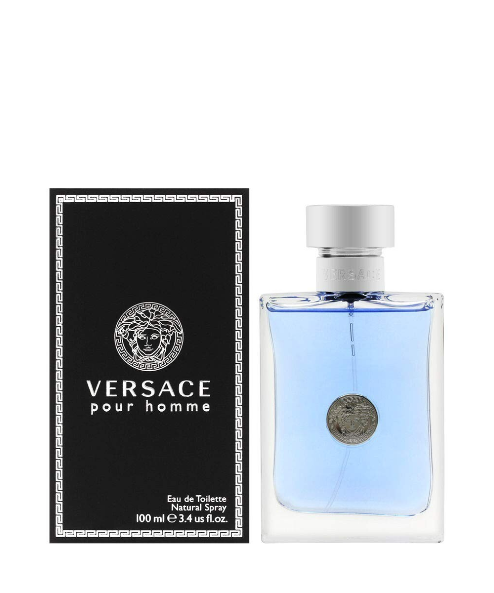 Versace Pour Homme Eau de Toilette 3.4oz For Men