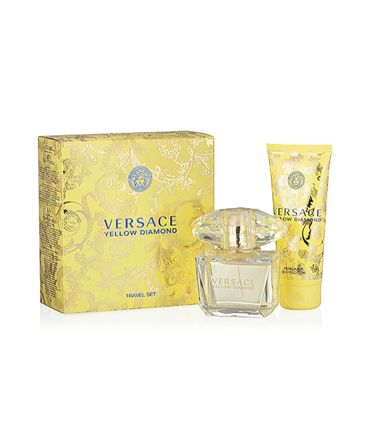 Versace Yellow Diamonds Women 3.4oz edt + 1pc Gift Set