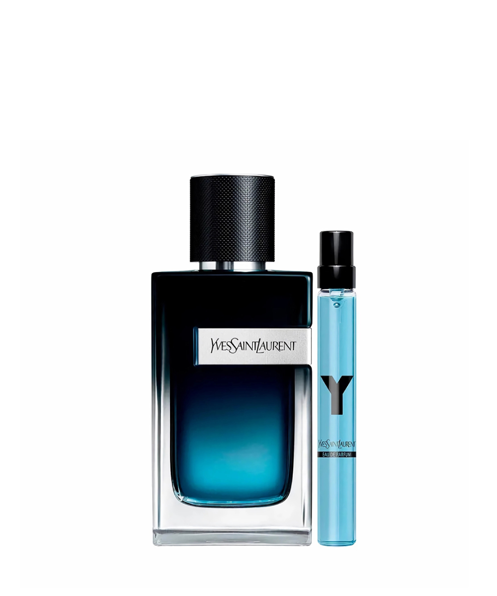 Yves Saint Laurent Y Eau de Parfum 3.3oz + Mini 0.33oz Gift Set For Men